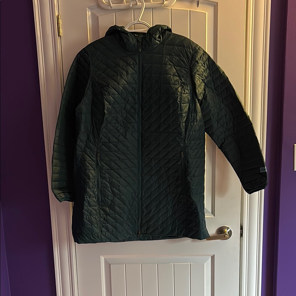 Eddie Bauer Forest Green Puffer Jacket